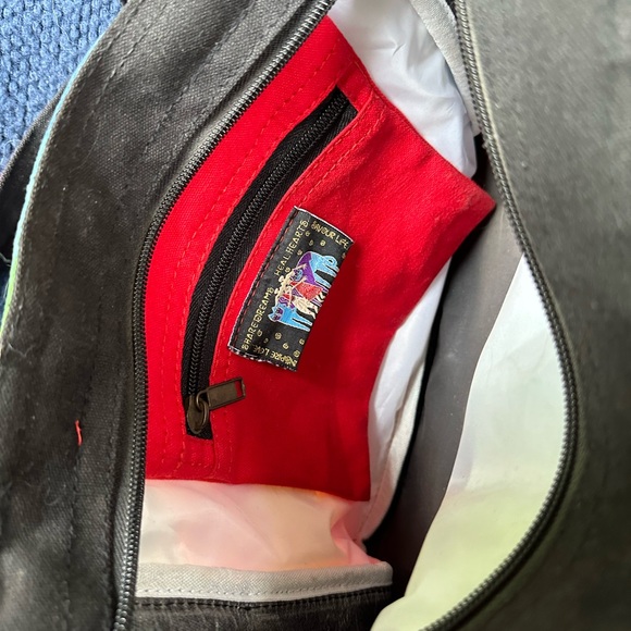 Laurel Burch Rainbow Horses on Black Tote Bag/Purse RETIRED. Never used. - Picture 5 of 7